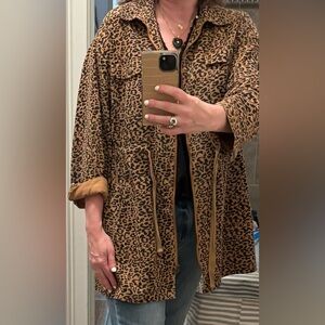 Jodifl leopard jacket, Size M.  Excellent condition from smoke-free home!